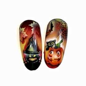 Аэрография на ногтях - работы выпускников студии Relaks Me