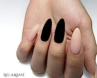 Наращивание черный велюр