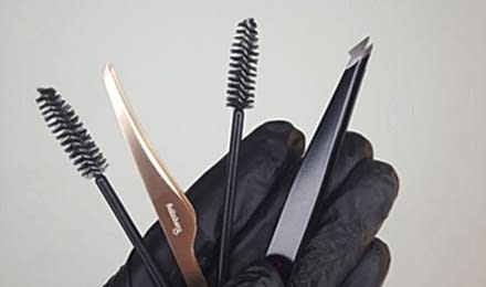 Оформление бровей и ресниц